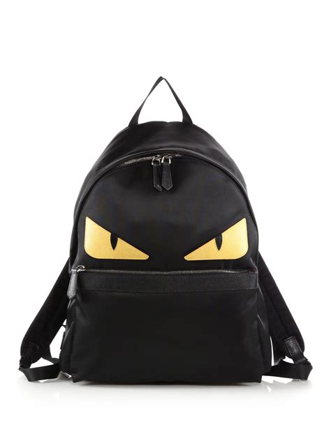 fendi monster studded backpack|fendi monster backpack yellow.